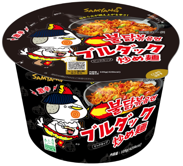 [三養] ブルダック炒め麺 BIG CUP 105g 16個入  1BOX (コピー)