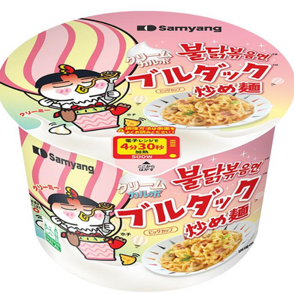 [三養] クリームカルボブルダックBIGCUP 120g 16個入  1BOX