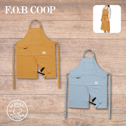 F.O.B COOPオーガニックコットンワークエプロン GJ