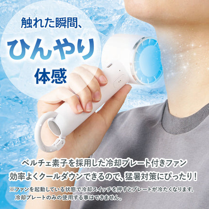 冷却プレートカラビナUSBハンディファン（リン酸鉄使用）GJ