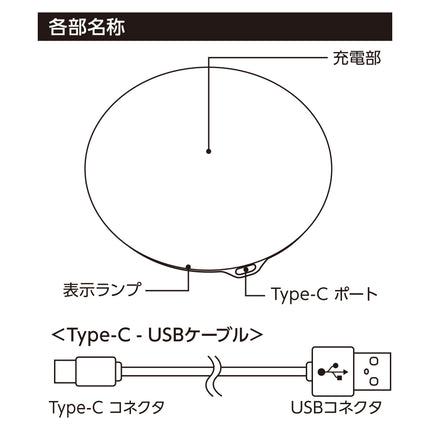 全面印刷できるワイヤレス充電器　ラウンド　10W GJ