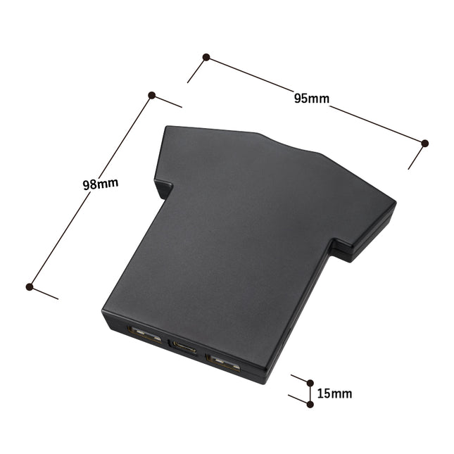 全面印刷できるモバイルチャージャー5000　Ｔシャツ GJ