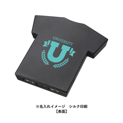 全面印刷できるモバイルチャージャー5000　Ｔシャツ GJ