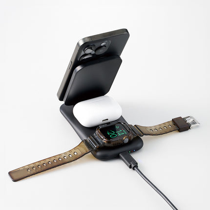 3in1スタンドワイヤレス充電器 GJ
