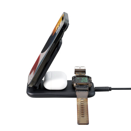 3in1スタンドワイヤレス充電器 GJ