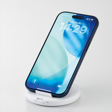スマホスタンドにもなるラウンドケースインマルチケーブルセット GJ