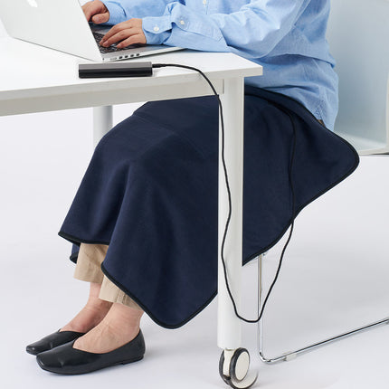 USBホットブランケット　ネイビー GJ