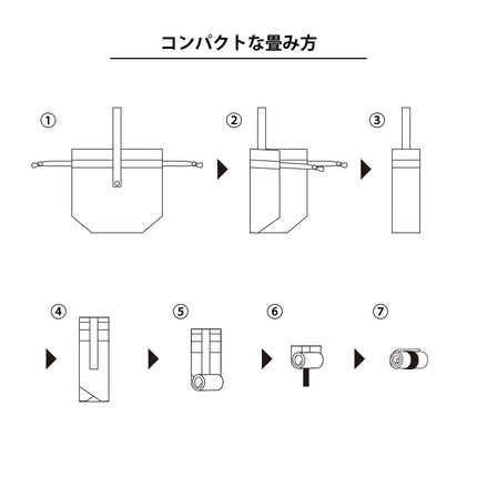 クルリト コンパクトクーラー巾着バッグ GJ