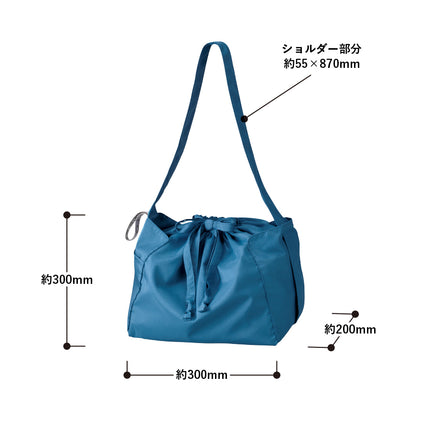 クルリト　コンパクトクーラー巾着ショルダーバッグ GJ