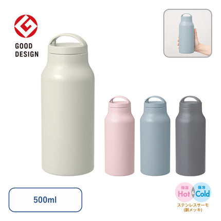 Handitシンプルサーモボトル500ml GJ