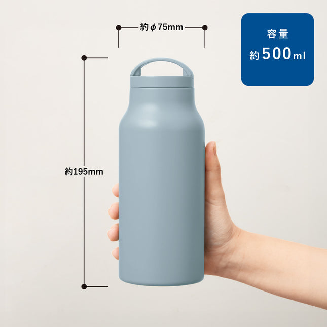 Handitシンプルサーモボトル500ml GJ