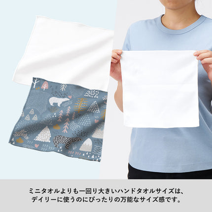 ピクチャースタイル　ハンドタオル　昇華転写対応　ホワイト GJ