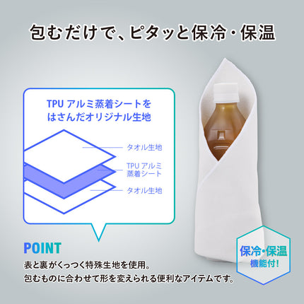 ピタットくっつく保冷保温タオル GJ